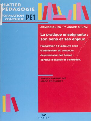 cover image of La Pratique enseignante